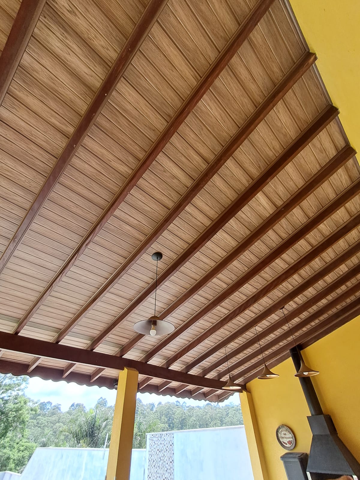 Instalação Forro Mogno